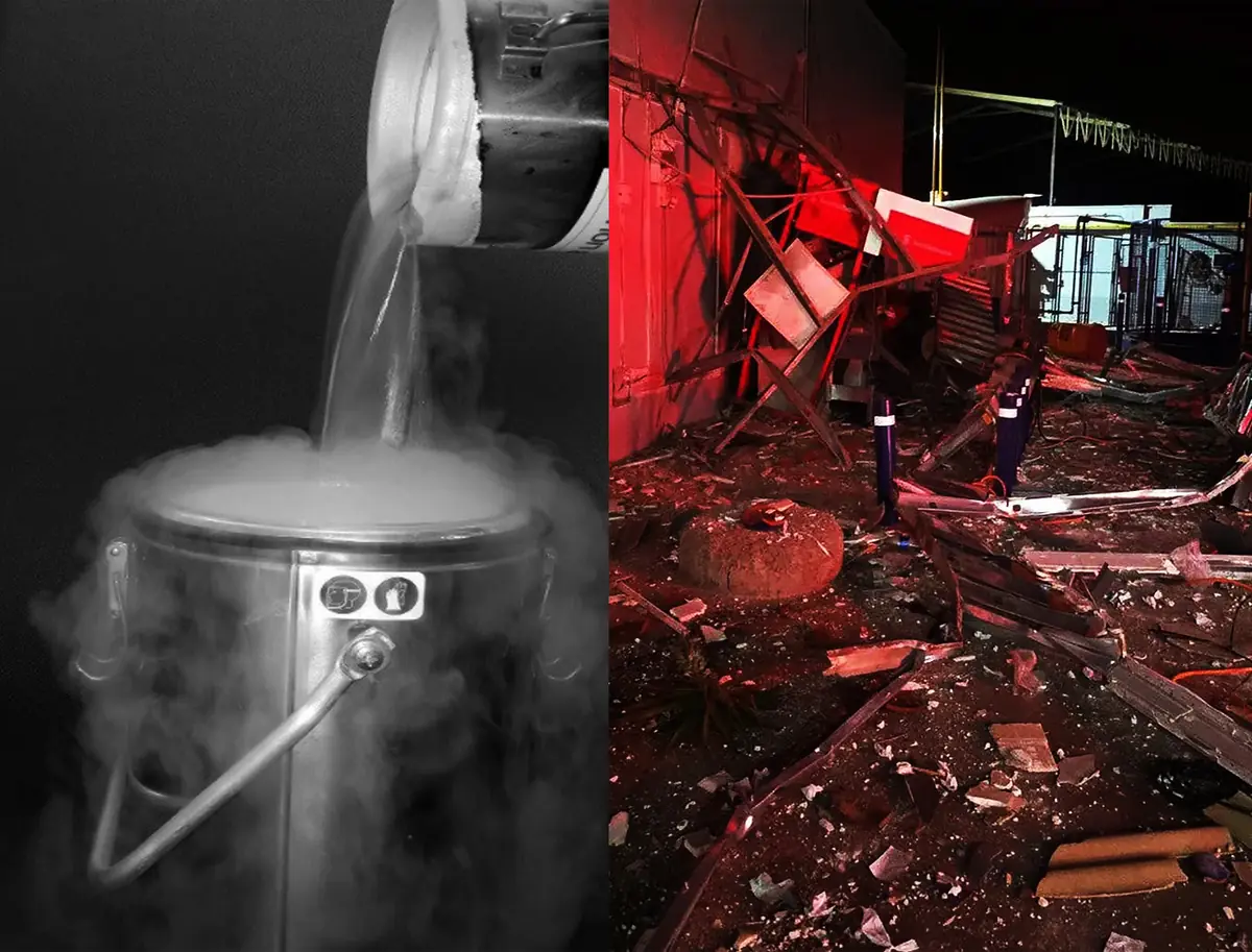 Banda reventó cajeros con nitrógeno: así ejecutaron el asalto con explosivo a un grifo en Ica
