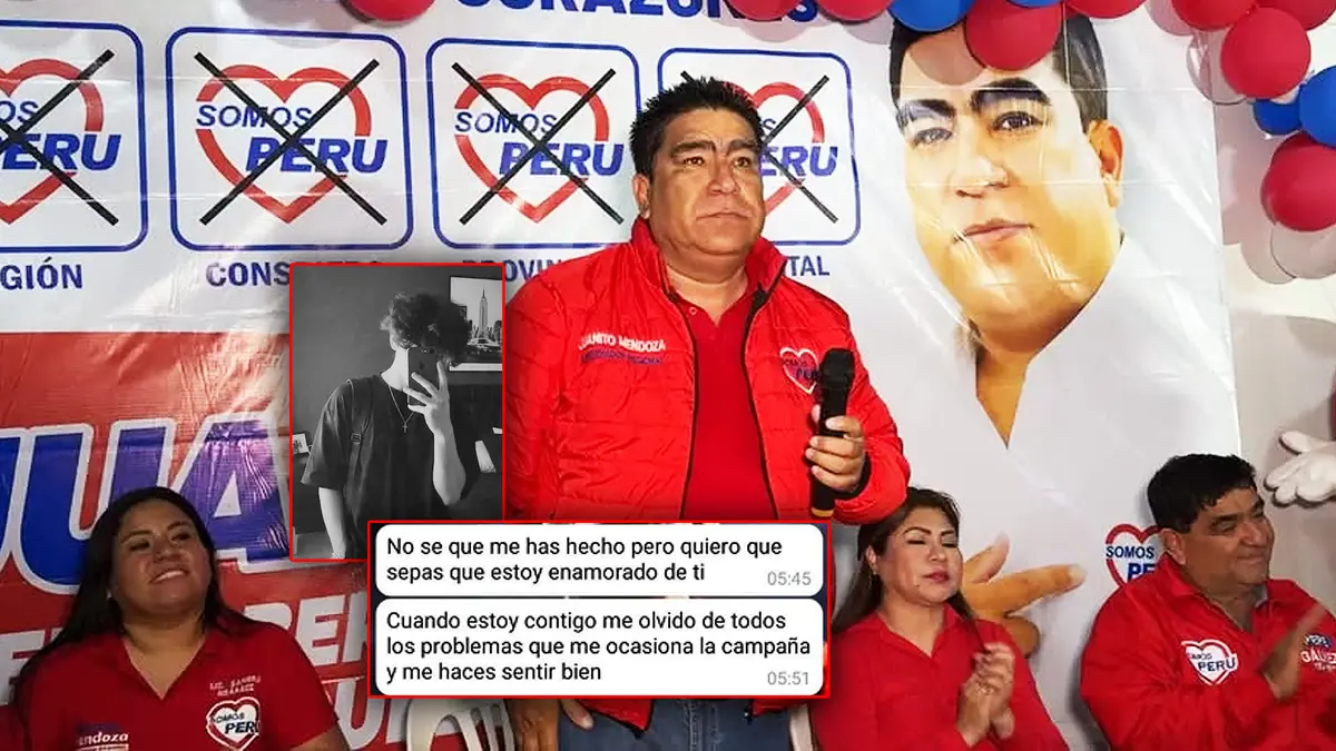 Candidato Juan Mendoza es señalado tras chats con presunto menor: pagos, madrugadas y oferta de S/100 mil