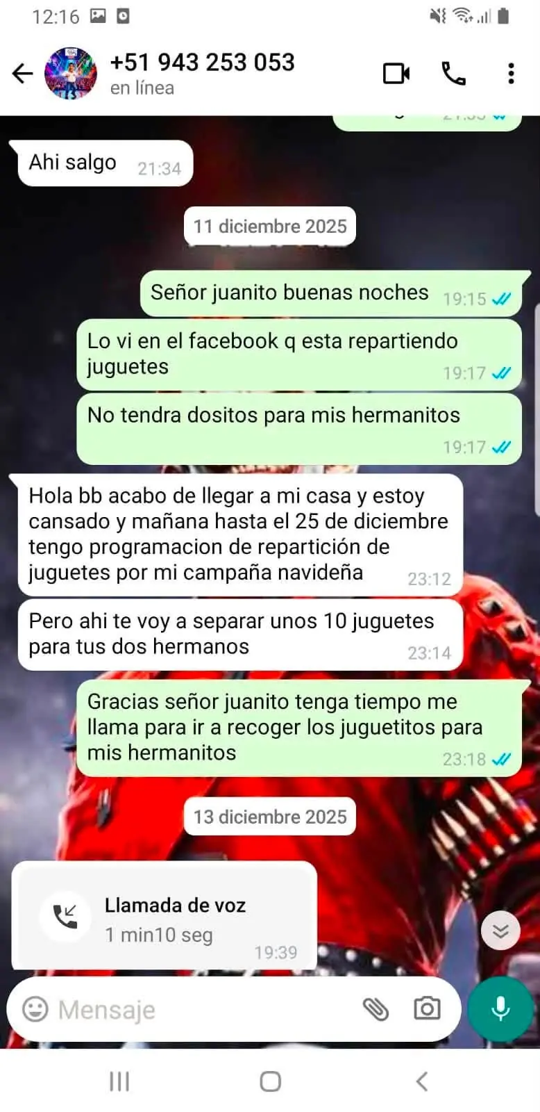 Candidato Juan Mendoza es señalado tras chats con presunto menor: pagos, madrugadas y oferta de S/100 mil