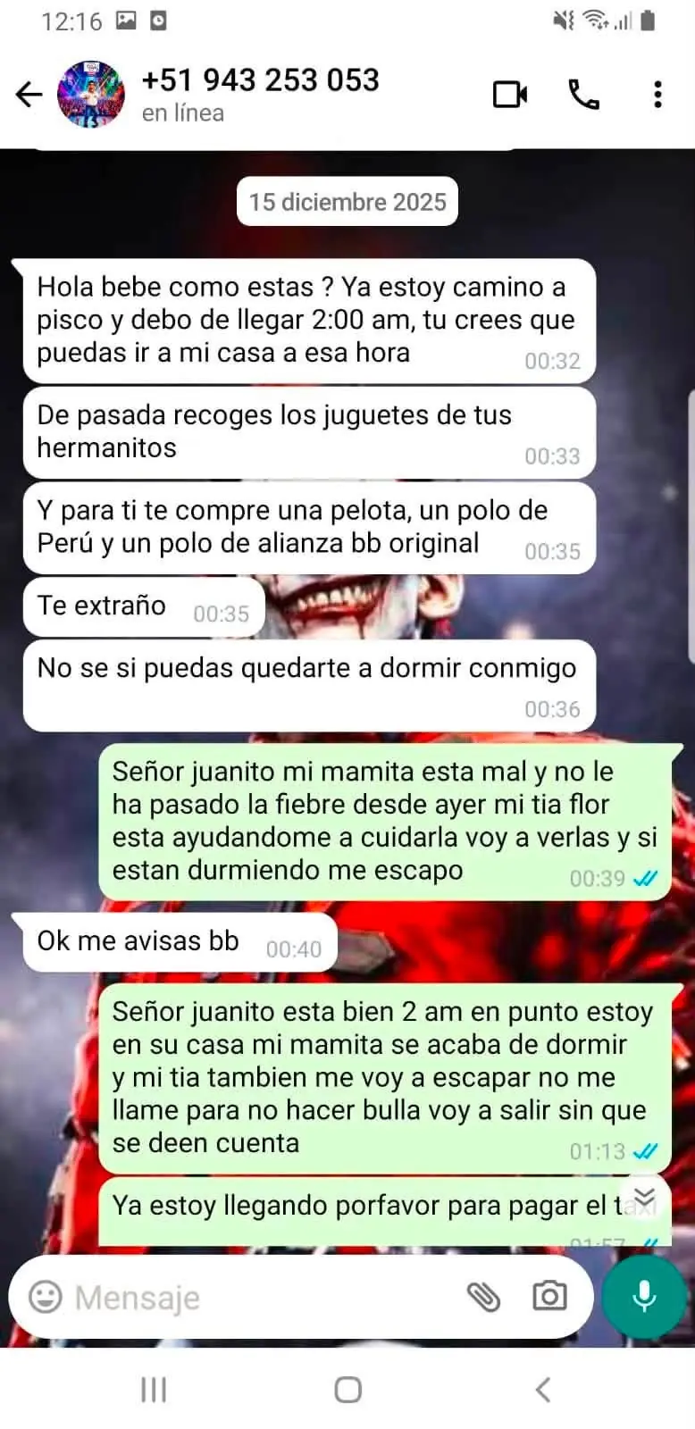 Candidato Juan Mendoza es señalado tras chats con presunto menor: pagos, madrugadas y oferta de S/100 mil