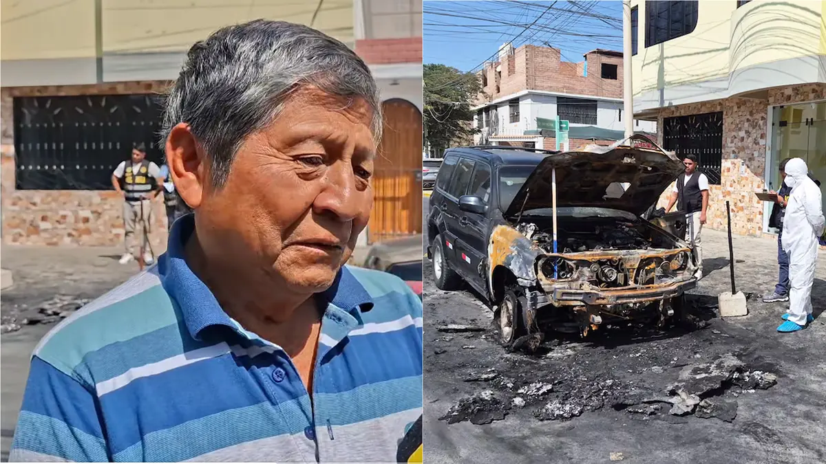 Candidato a Tate rompe en llanto al hallar su camioneta incendiada: “Era la herramienta de mi vida”
