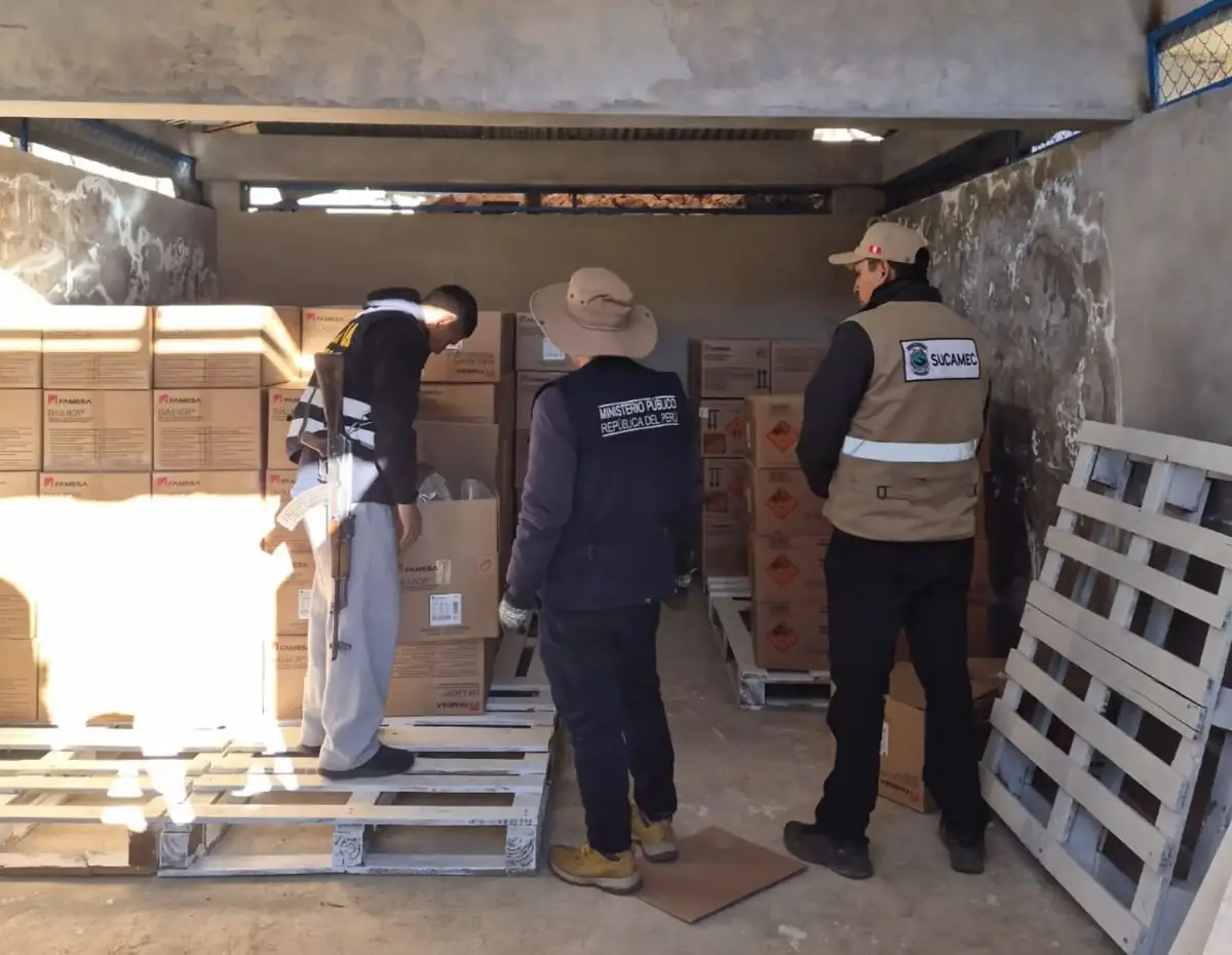 Cusco: Incautan 5.7 toneladas de explosivos destinados a la minería ilegal en Chumbivilcas