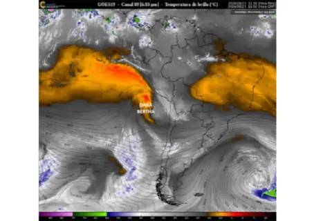 DANA Bertha provocará lluvias y vientos intensos en la sierra centro y sur