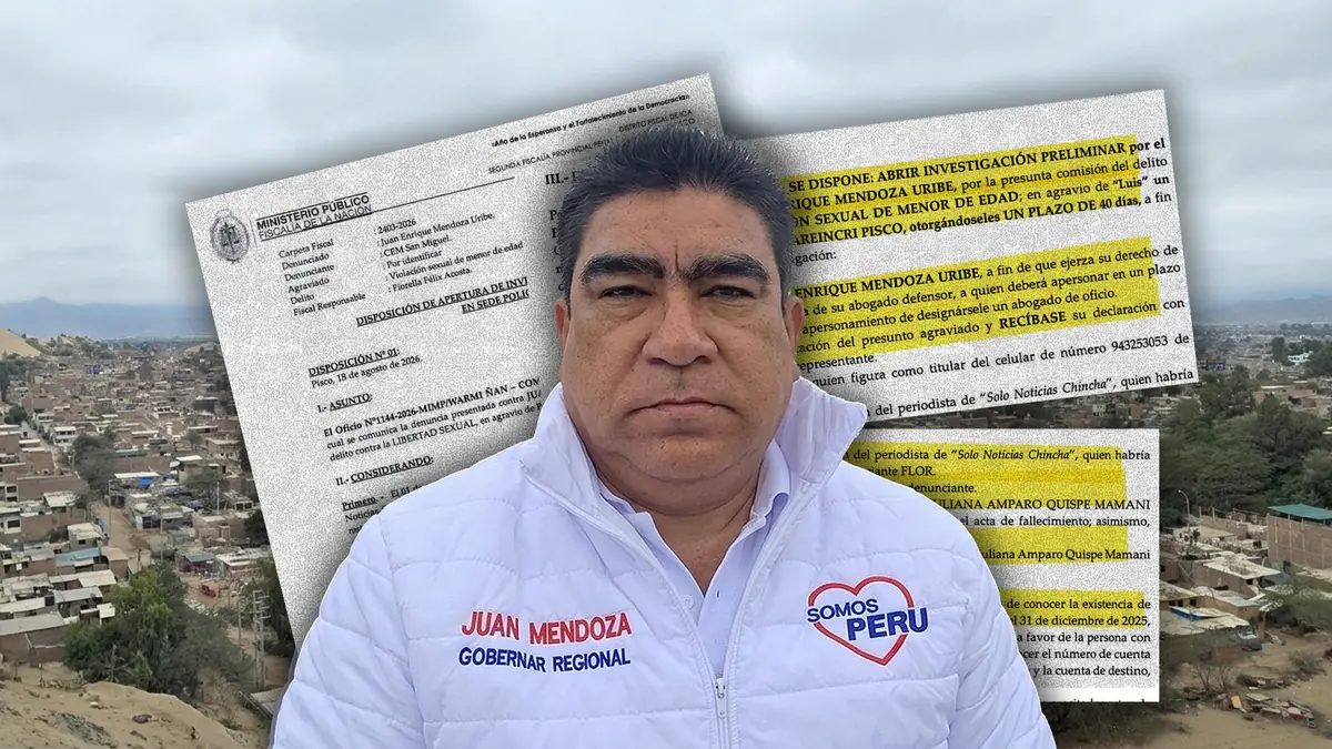 Fiscalía abre investigación preliminar a Juan Mendoza por presunta violación sexual de menor de edad