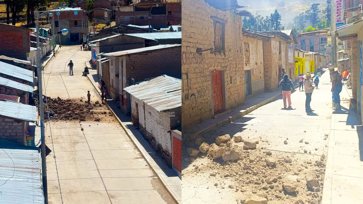 Fuerte temblor en Ayacucho: Sismo de gran magnitud 7.2 con epicentro a 35 km al norte de Coracora