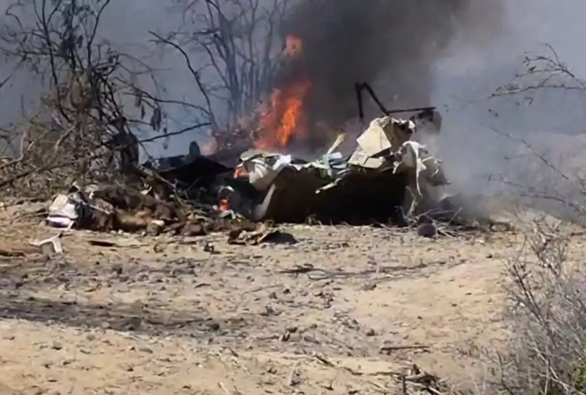 Ica: Avioneta con turistas se estrella e incendia en sector Pueblo Viejo de Nasca