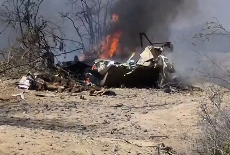 Ica: Avioneta con turistas se estrella e incendia en sector Pueblo Viejo de Nasca