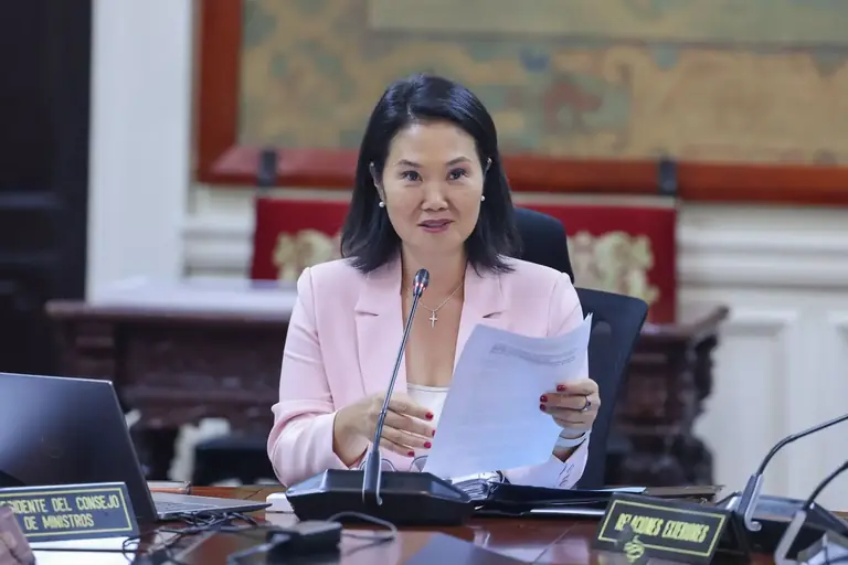 Keiko Fujimori solicitará facultades legislativas al Congreso para combatir la delincuencia esta semana