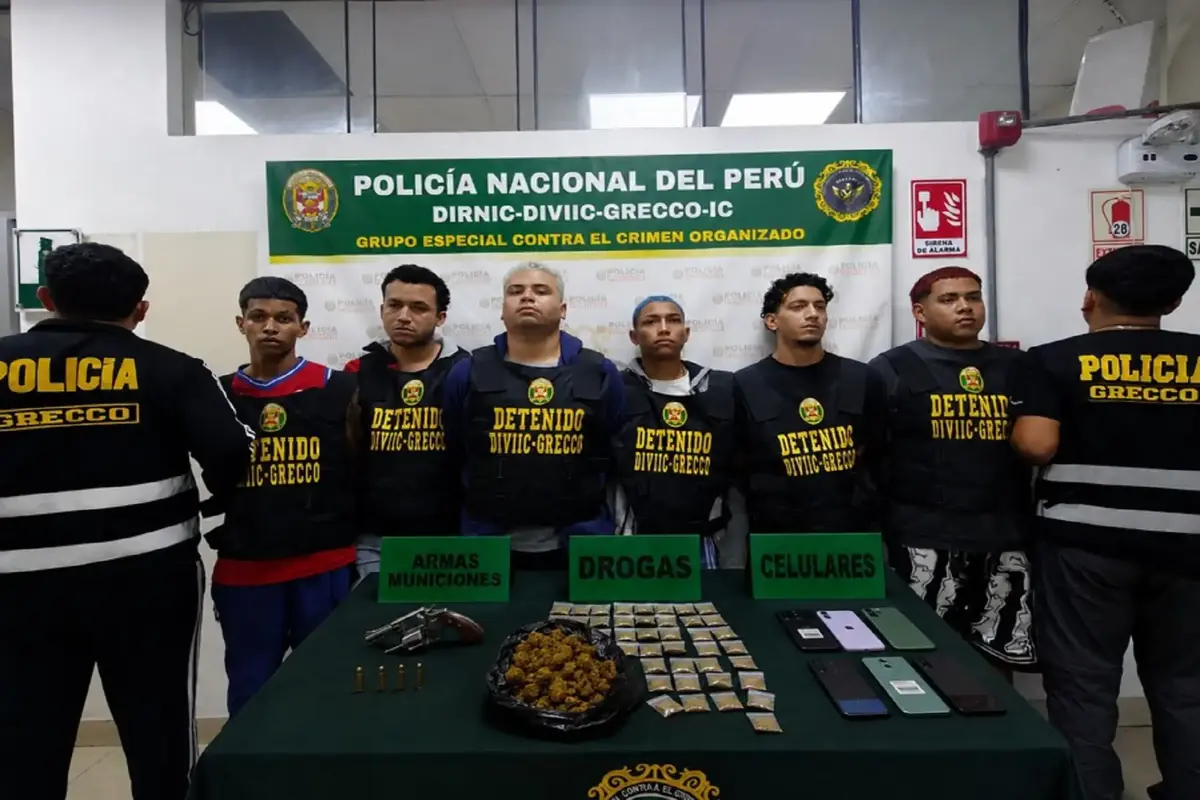 Lima: Desarticulan banda vinculada al Tren de Aragua en el Cercado