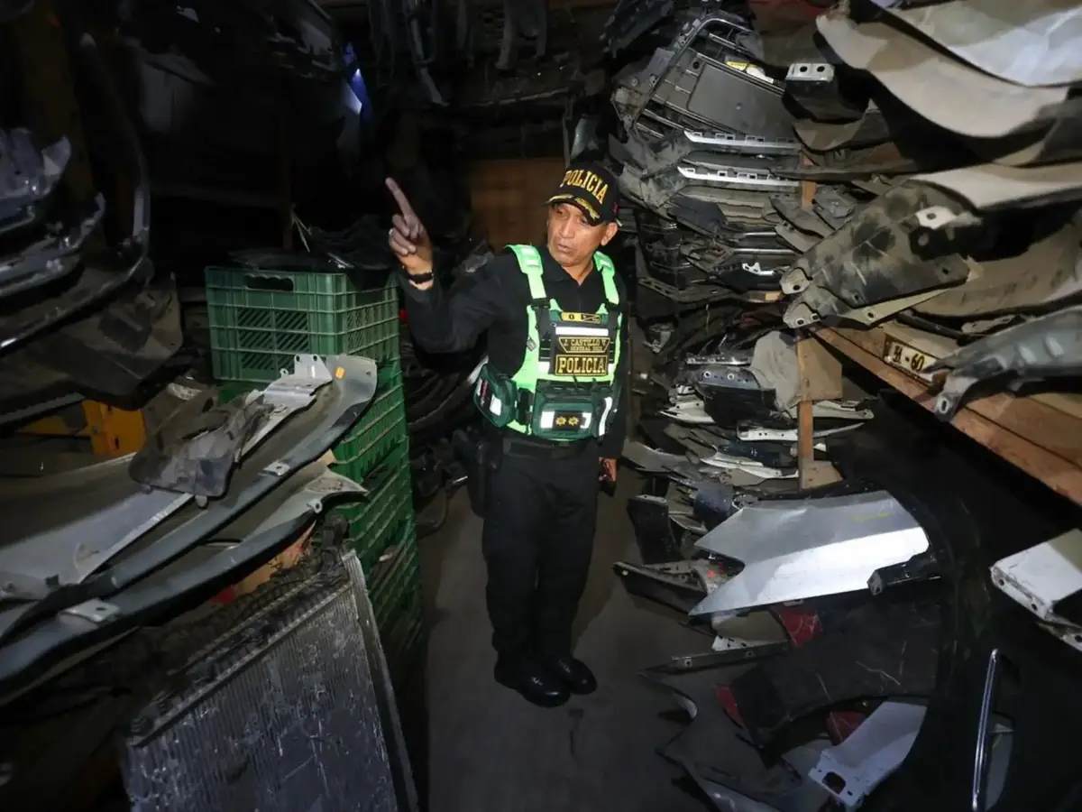 Lima: Policía incauta seis toneladas de autopartes valorizadas en un millón de soles