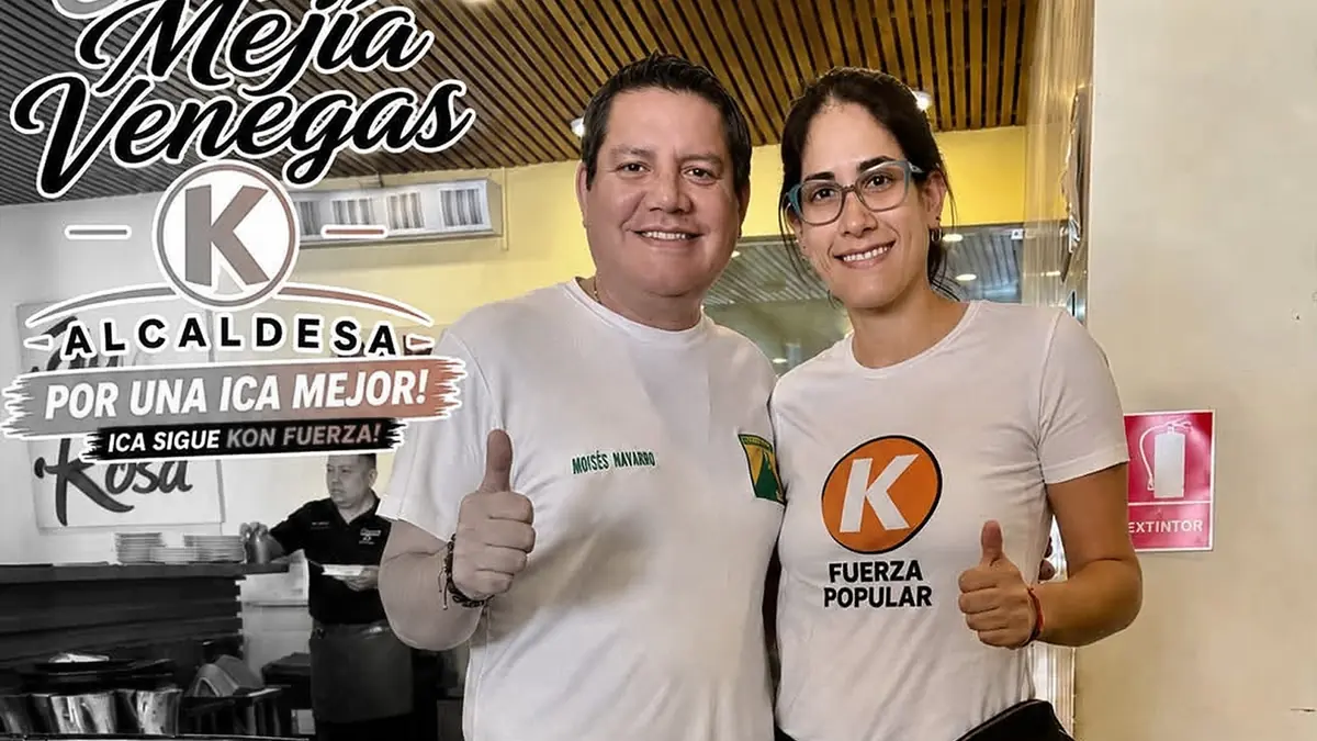 Moisés Navarro y la exalcaldesa Emma Mejía se muestran juntos pese a competir por la alcaldía de Ica