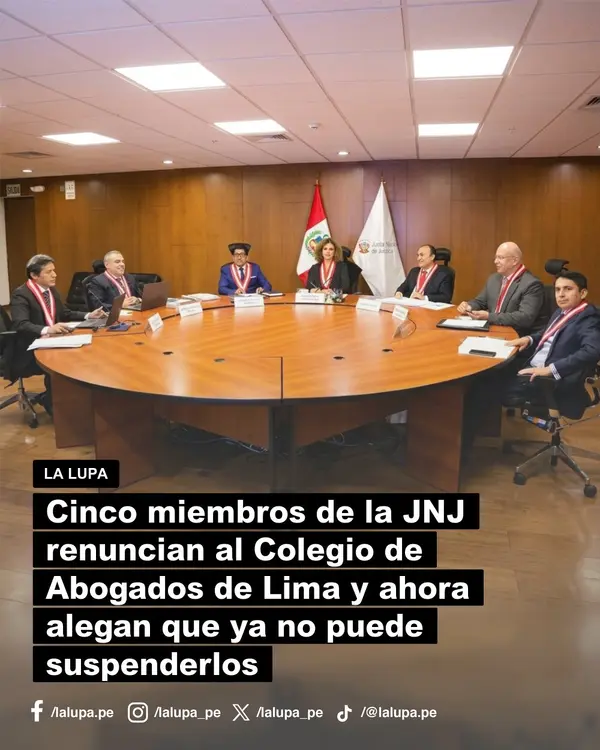 Publicación de La Lupa en Facebook