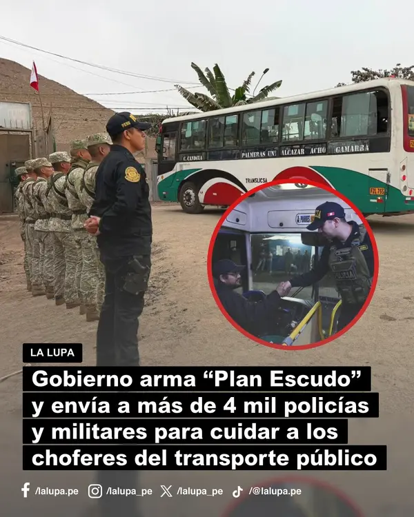 Publicación de La Lupa en Facebook