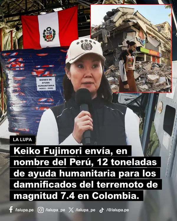 Publicación de La Lupa en Facebook