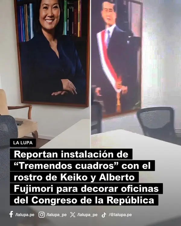 Publicación de La Lupa en Facebook