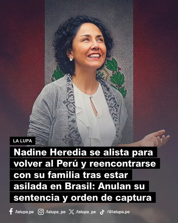 Publicación de La Lupa en Facebook