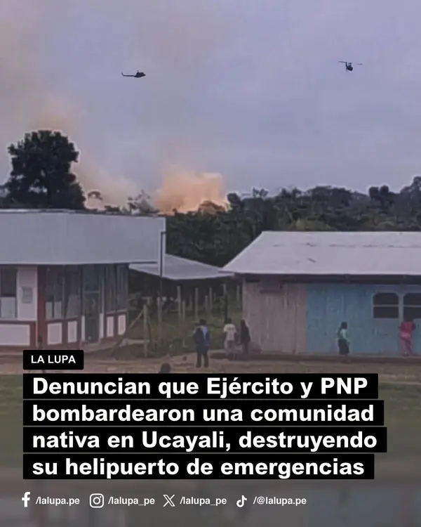 Publicación de La Lupa en Facebook