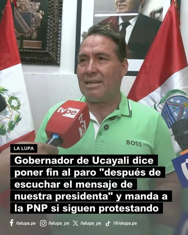Publicación de La Lupa en Facebook