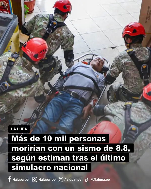 Publicación de La Lupa en Facebook