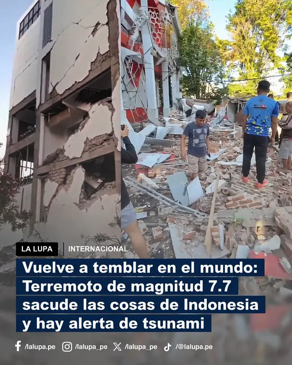 Publicación de La Lupa en Facebook