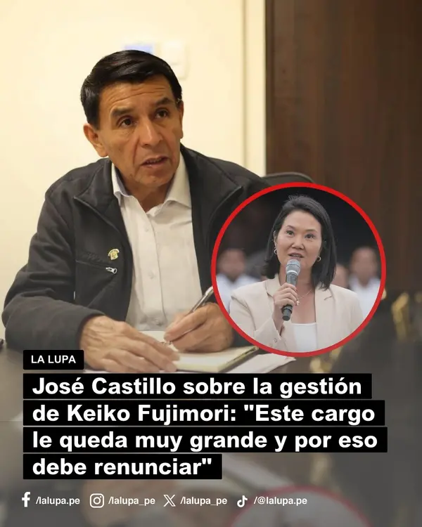 Publicación de La Lupa en Facebook