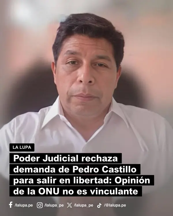Publicación de La Lupa en Facebook