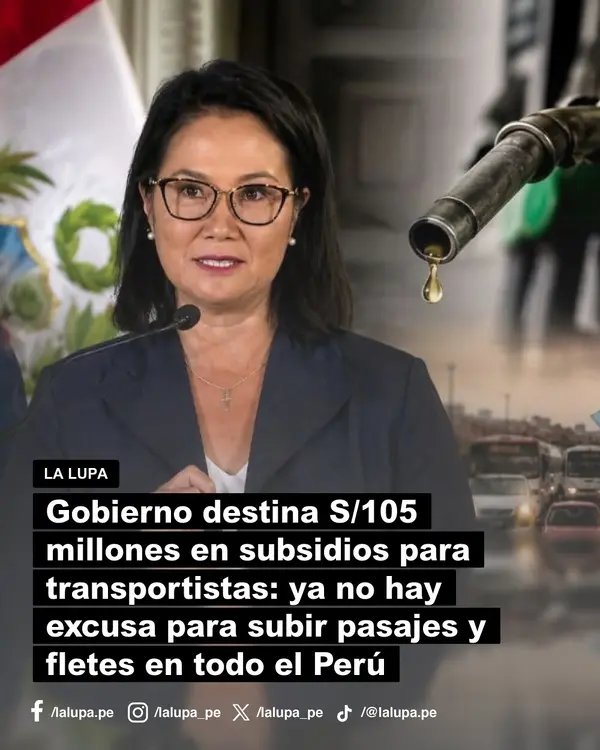 Publicación de La Lupa en Facebook