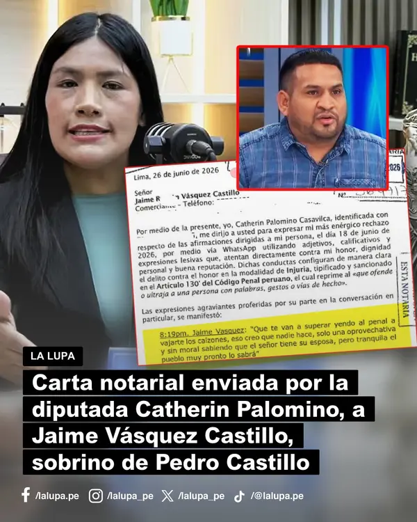 Publicación de La Lupa en Facebook