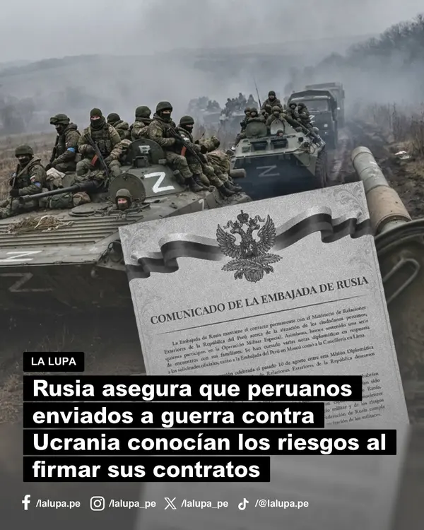 Publicación de La Lupa en Facebook