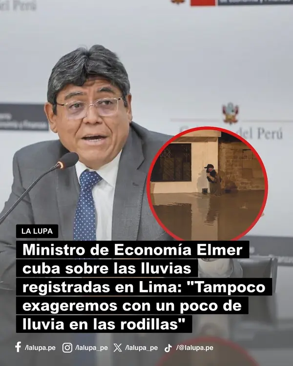 Publicación de La Lupa en Facebook
