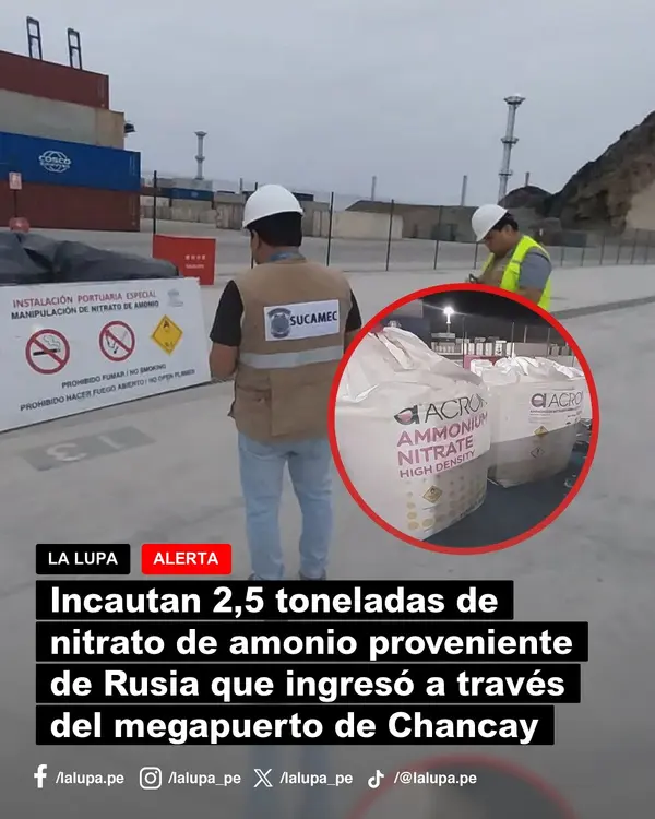 Publicación de La Lupa en Facebook