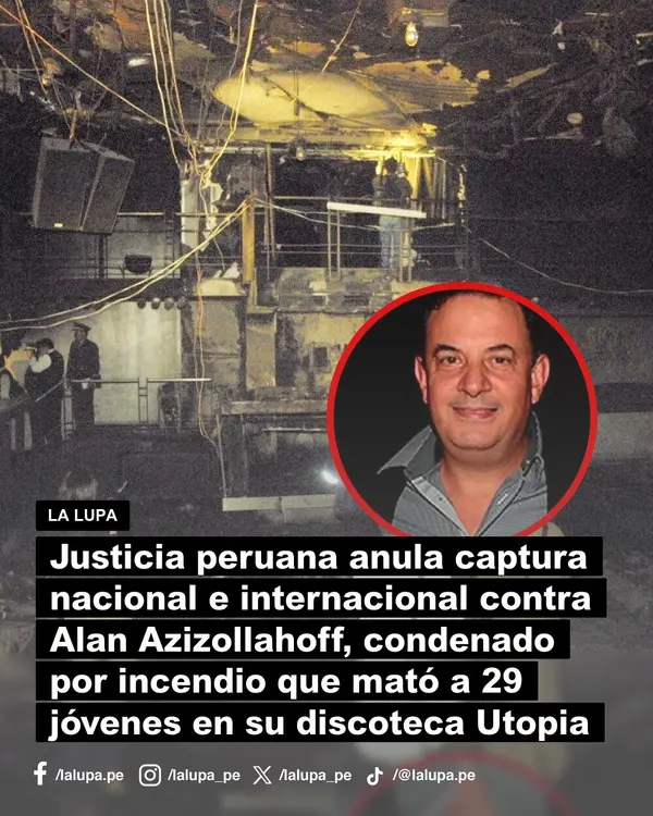 Publicación de La Lupa en Facebook