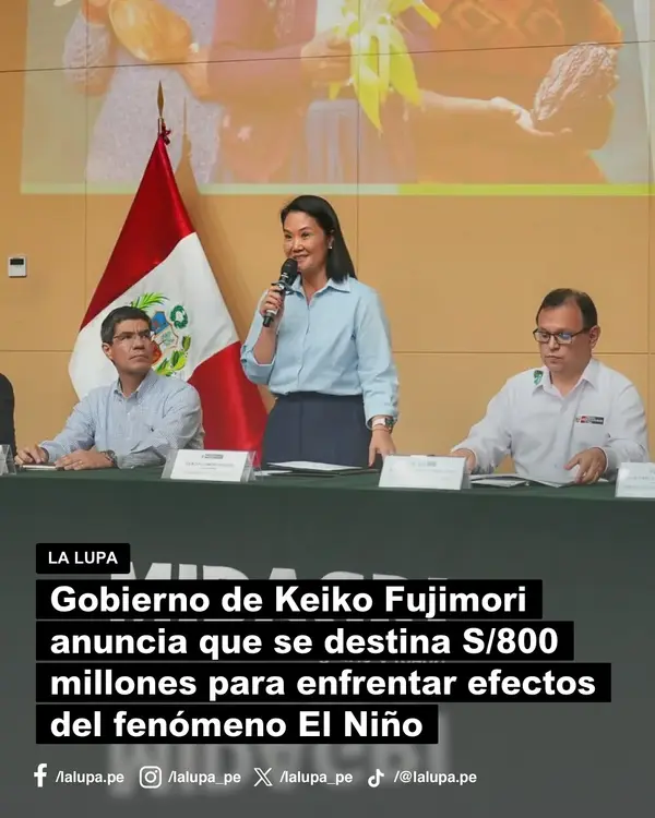 Gobierno destina S/ 800 millones para enfrentar efectos del fenómeno El Niño