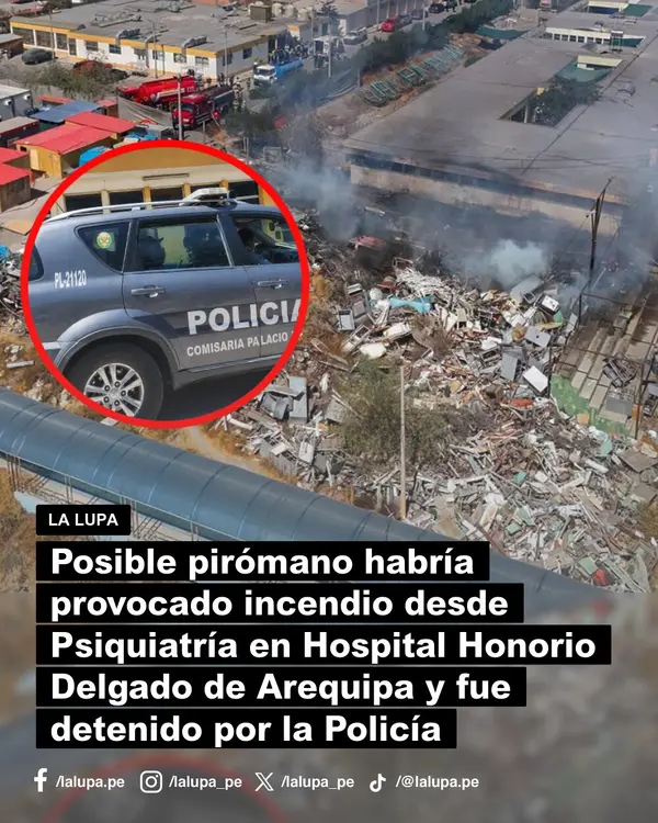 Publicación de La Lupa en Facebook