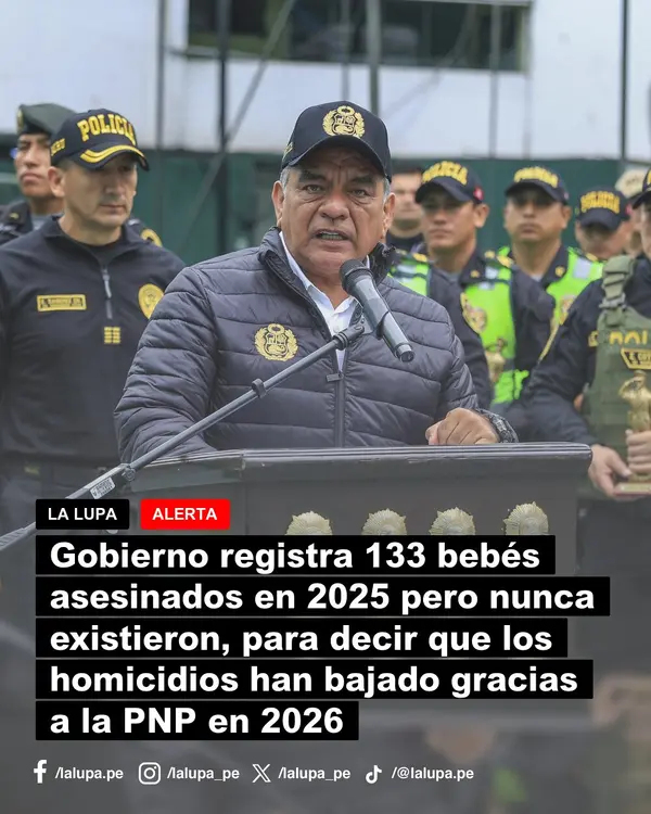 Publicación de La Lupa en Facebook