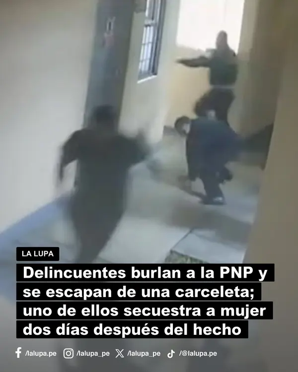 Publicación de La Lupa en Facebook