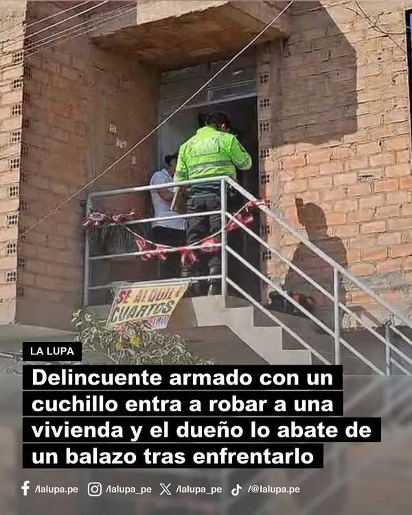 Publicación de La Lupa en Facebook