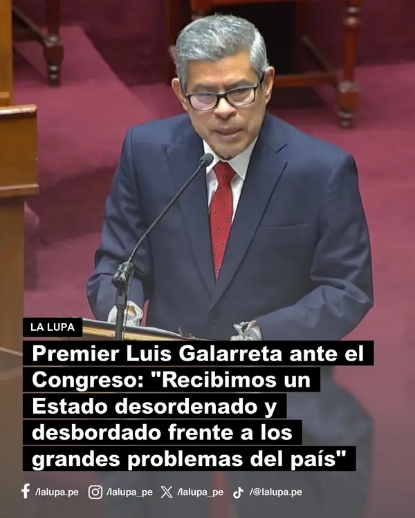 Publicación de La Lupa en Facebook