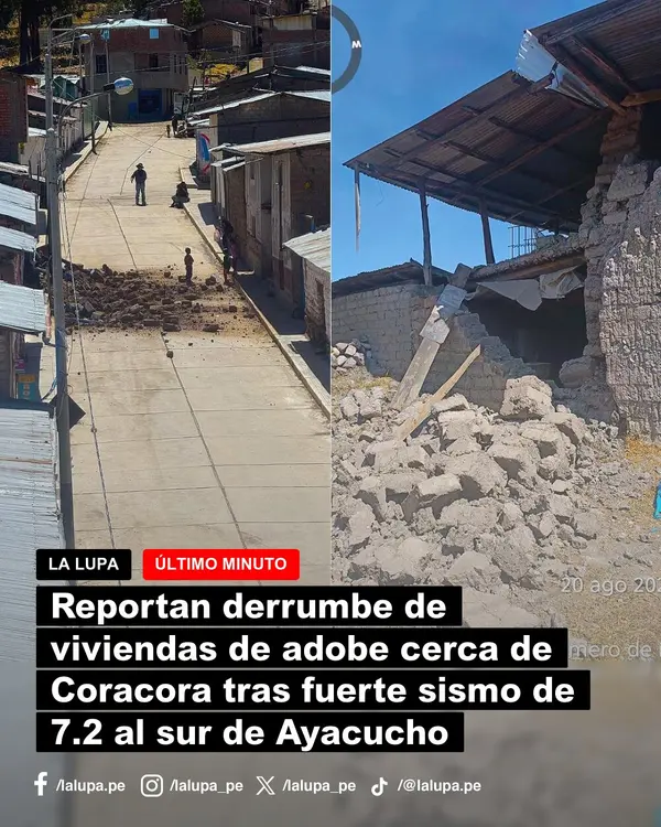 Publicación de La Lupa en Facebook