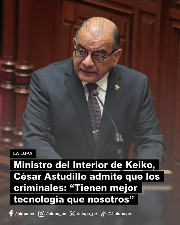 Publicación de La Lupa en Facebook