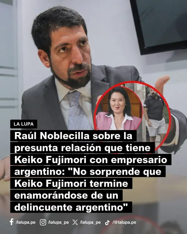 Publicación de La Lupa en Facebook