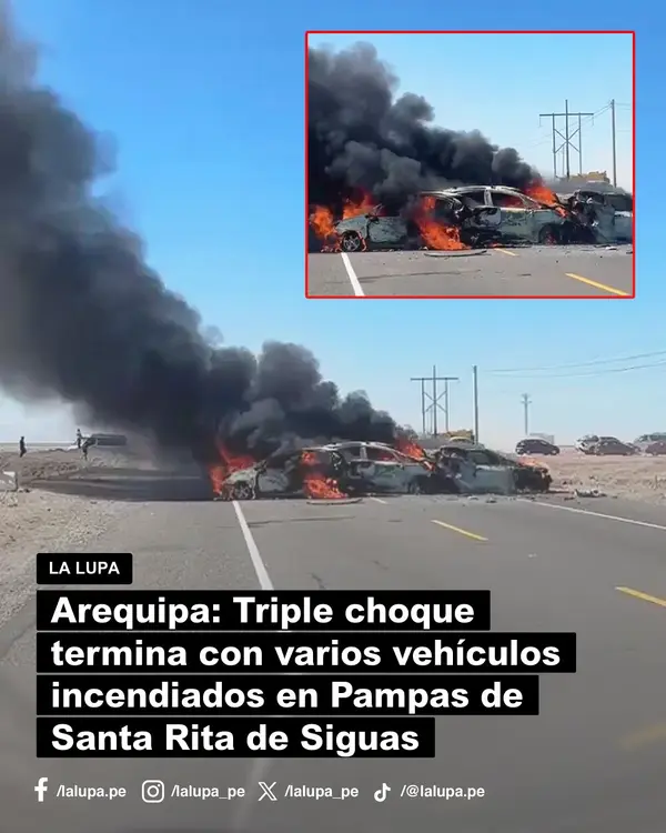 Publicación de La Lupa en Facebook