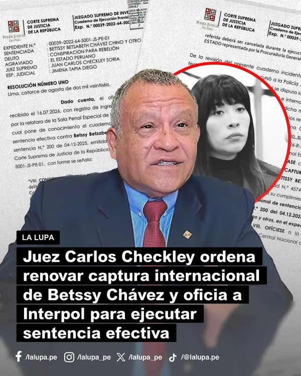 Publicación de La Lupa en Facebook