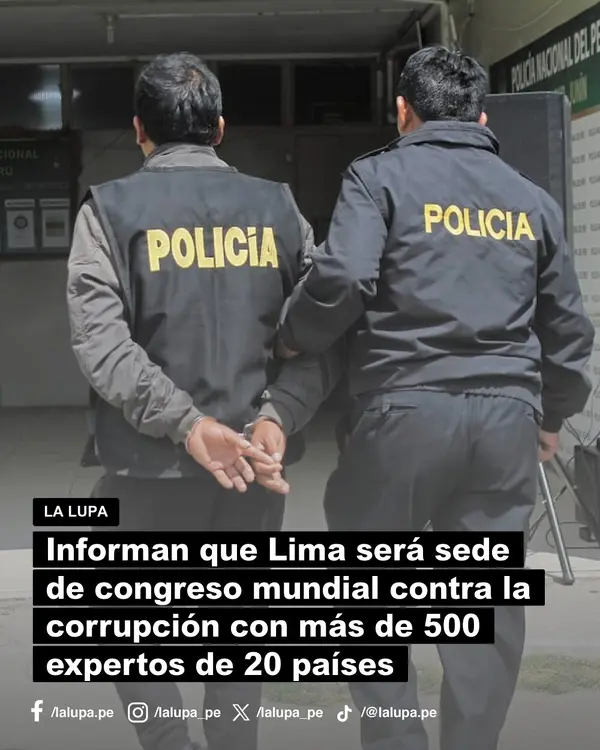 Publicación de La Lupa en Facebook
