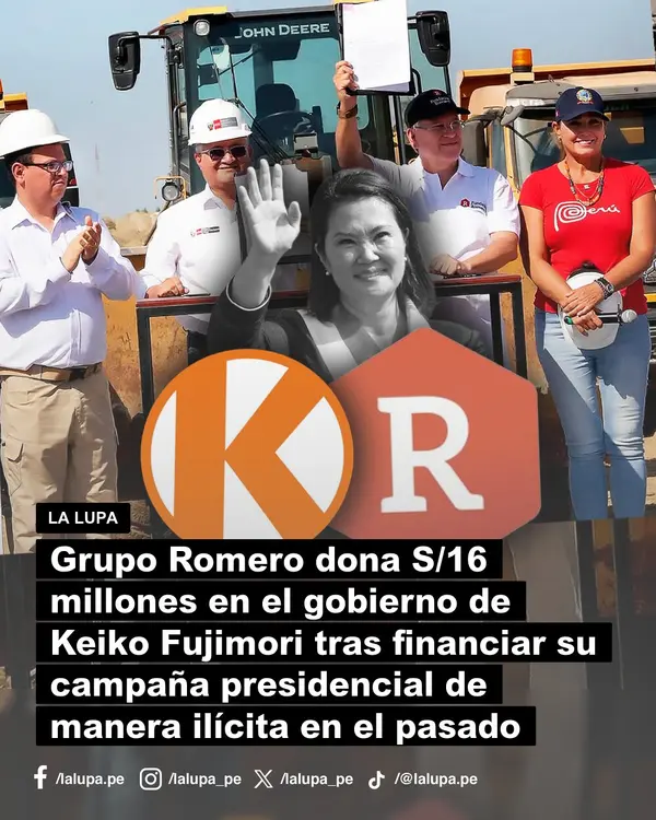 Publicación de La Lupa en Facebook