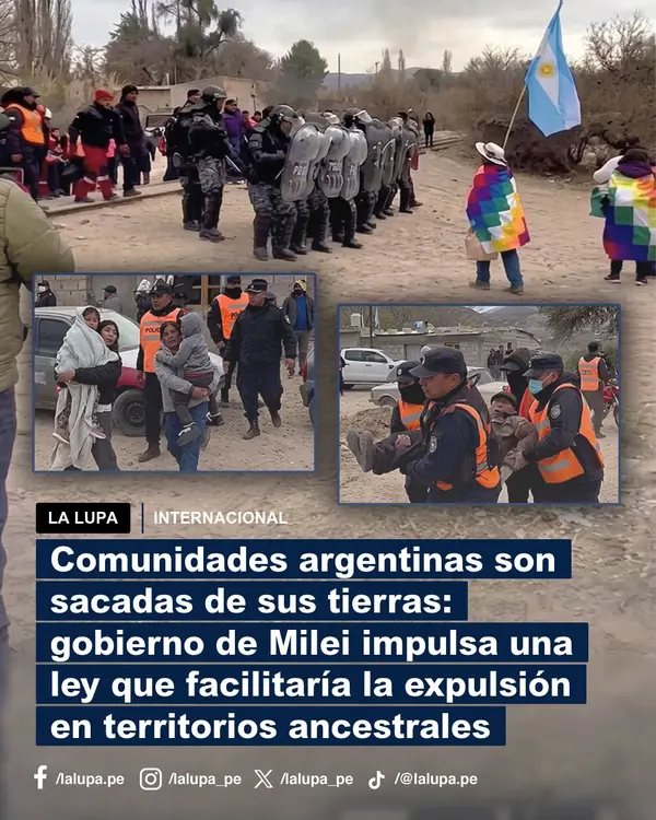 Publicación de La Lupa en Facebook