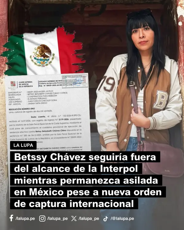Publicación de La Lupa en Facebook