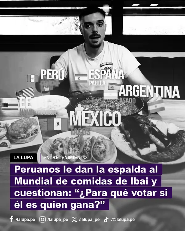 Publicación de La Lupa en Facebook