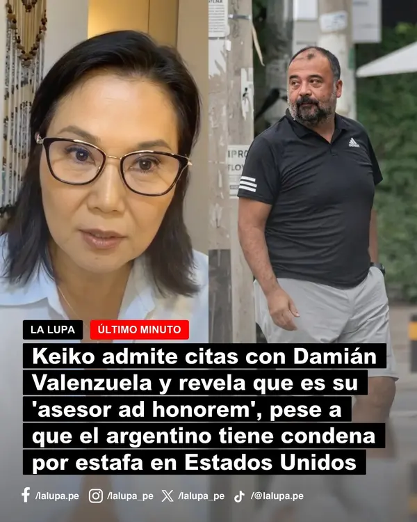 Publicación de La Lupa en Facebook