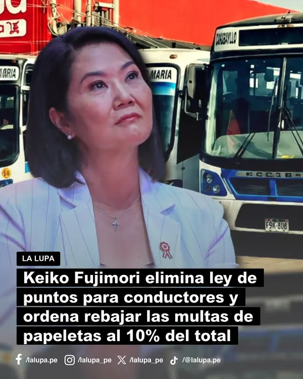 Publicación de La Lupa en Facebook